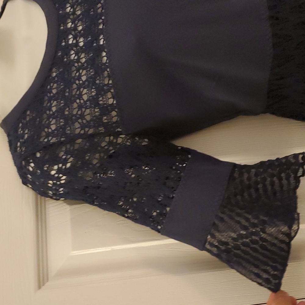 See by Chloé | 100% Cotton Lace Pattern Knee-Length Dress Sz S - Picture 3 of 11